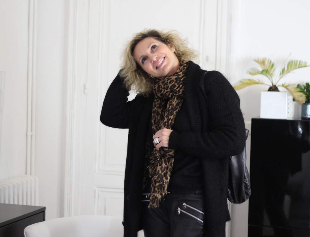 Echarpe leopard Louis Vuiton
