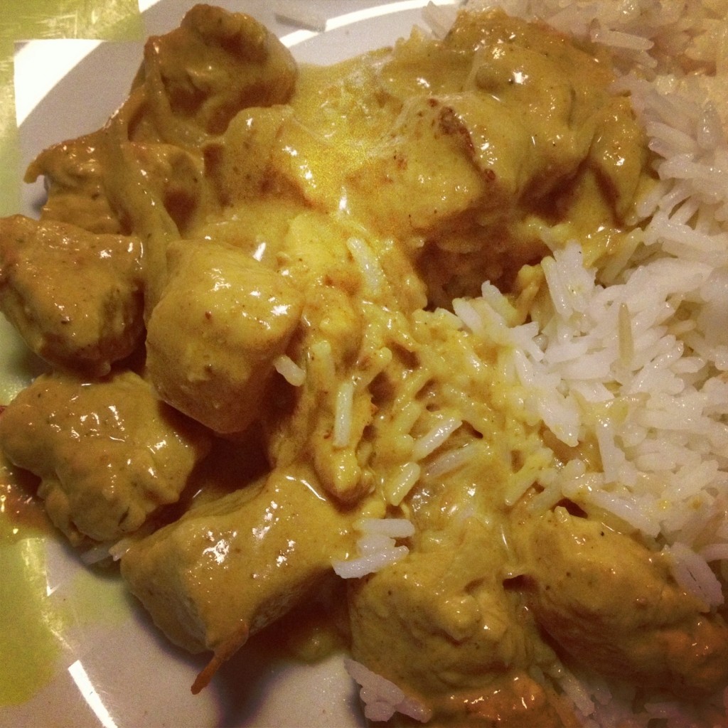 Curry de poulet Enfin moi