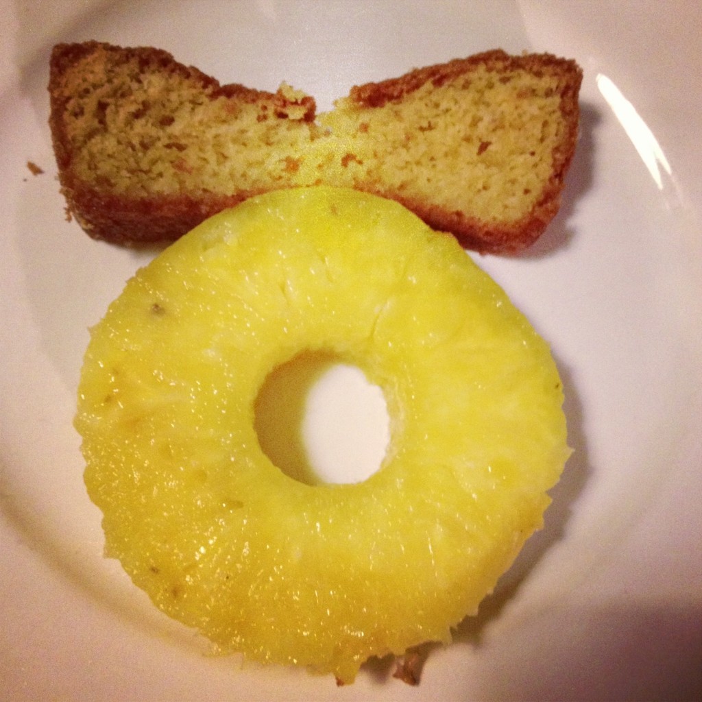 Ananas et Cake au citron Enfin moi