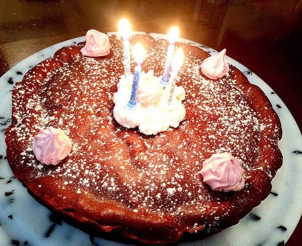 Gâteau chocolat anniversaire