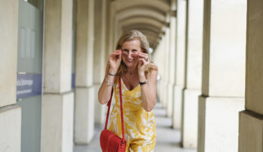 Ma combinaison pantalon jaune d'or