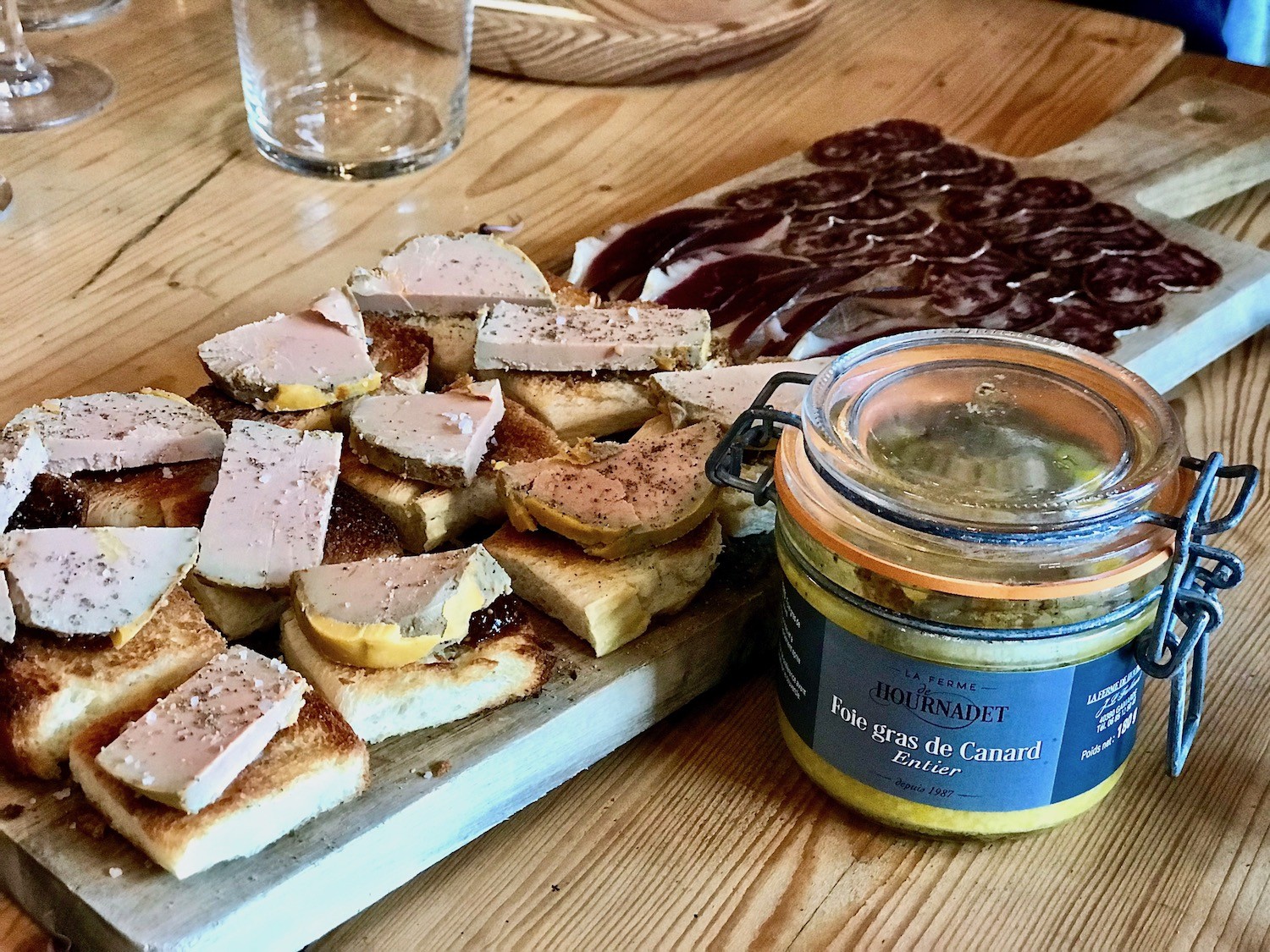 foie gras la ferme Hournadet